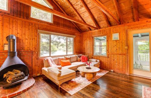 Chesapeake Ranch Estates-Drum Point House | Lakefront Lusby Home with Fire Pit 3 Mi to Beach!