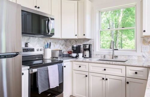 Gouldsboro House | Lakefront Modern Chalet with Multiple King Beds