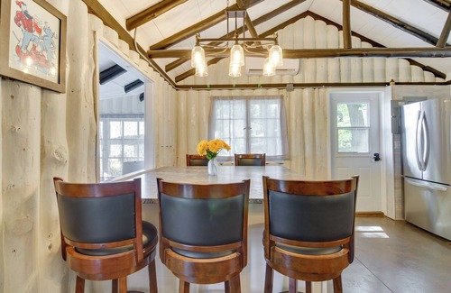 Motley Cabin | Lakefront Motley Cabin w/Private Deck + Dock!