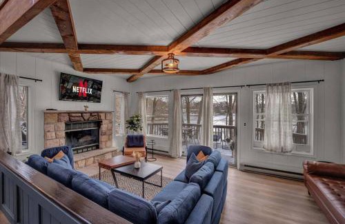 Gouldsboro House | Lakefront Movie Theater, Hot Tub, Arcade, Boats
