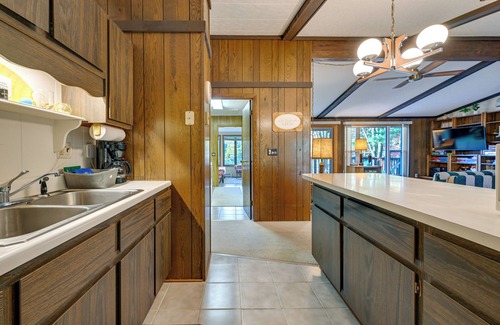 Nekoosa House | Lakefront Nekoosa Home: Private Beach & Boat Dock!