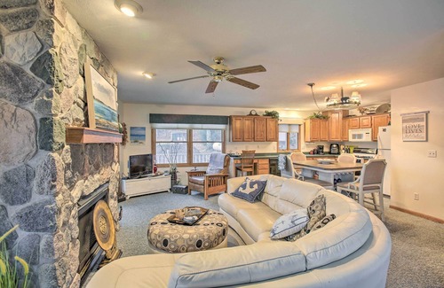 Newaygo House | Lakefront Newaygo Home - Private Dock, Kayaks