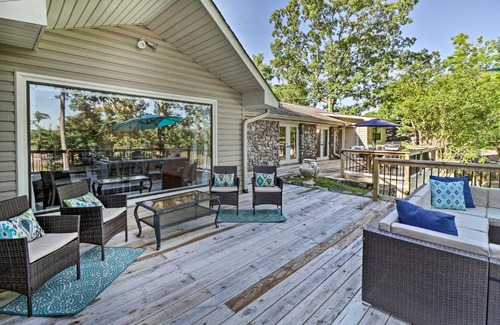 Rockwell House | Lakefront Oasis with Private Dock in Hot Springs!