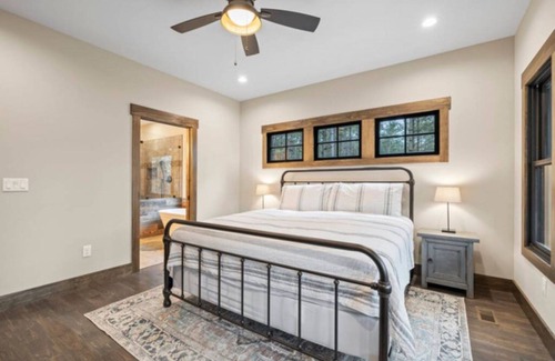 Nebo House | Lakefront on Lake James with Dock Slip & Hot Tub!