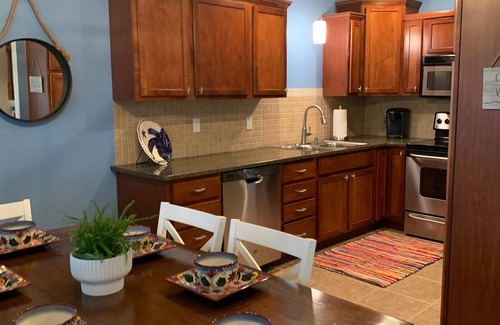 Eucha House | Lakefront on South Grand with Private Dock! Sleeps 8, 4 Bath - 2 full & 2 half