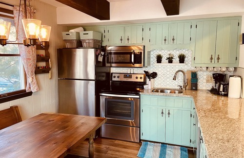 Locust Lake Village House | Lakefront Paradise! Private lakefront with Dock. Walk to Beach. Sunsets!