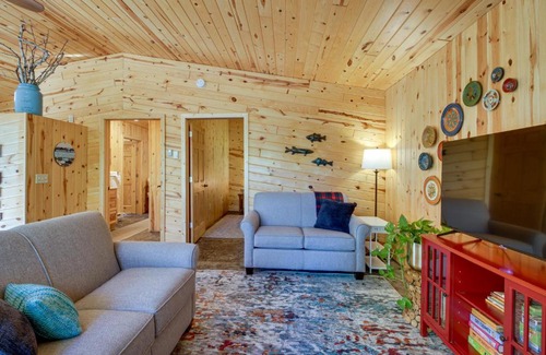 Deer River House | Lakefront Paradise with Private Boat Dock and Patio