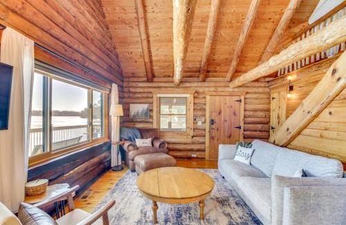 Park Rapids House | Lakefront Park Rapids Cabin with Decks and Boat Dock!