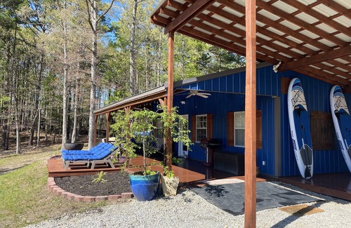 Elizabeth Cabin | Lakefront Remote Cabin in Ozark Mountains with Hot Tub amazing views & sunsets