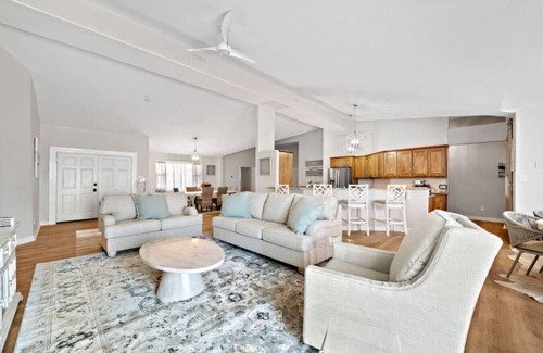 West Livingston House | Lakefront Retreat with Pool, Dock & Game Room