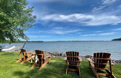 South Hero House | Lakefront retreat with kayak, dock, Adirondack chairs, & stellar views - dogs ok