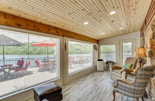 Rocky Mount House | Lakefront Rocky Mount Main House with 3 Cabins!