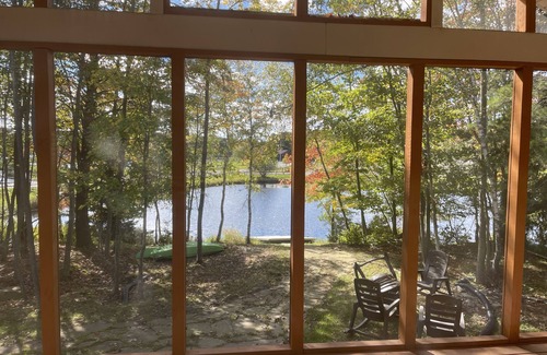 Pocono Lake House | Lakefront rustic-chic/hot tub/game room/fire pit