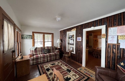 Lac du Flambeau Cabin | Lakefront two Bedroom Cabin With Private Dock