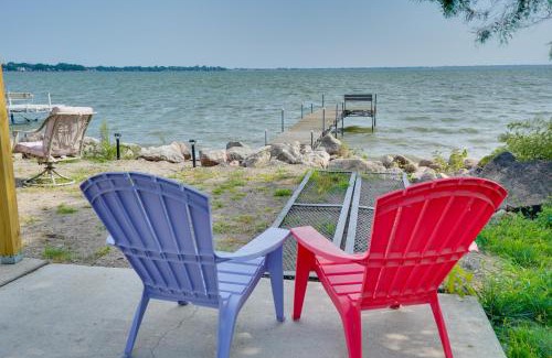 Hamlin County House | Lakefront Vacation Rental with Fire Pit and Dock!