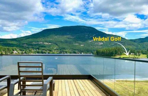 Kviteseid Villa | Lakefront Villa, exclusive leisure property near Vrådal Golf, Straand Summerland & Panorama Ski center