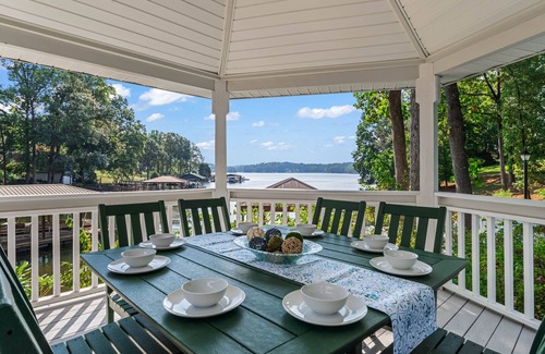 Mooresville House | Lakefront w/Beach, Dock, Game Room, Firepit, Kayaks, views