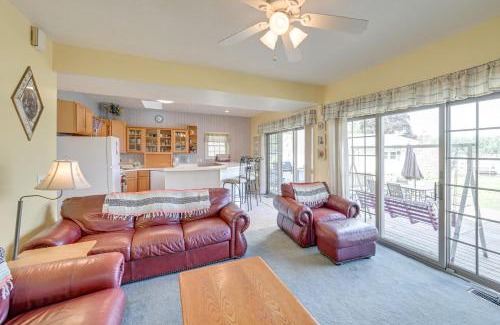 Warsaw House | Lakefront Warsaw Home with Private Dock and Golf Cart