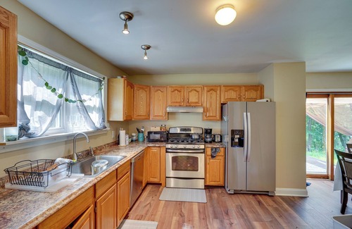 West Sand Lake House | Lakefront West Sand Lake Home w/Beach Access!