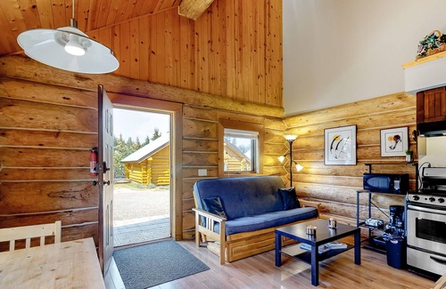 Lac Le Jeune Cabin | Lakefront wilderness resort cabin with private deck, grill, & WiFi