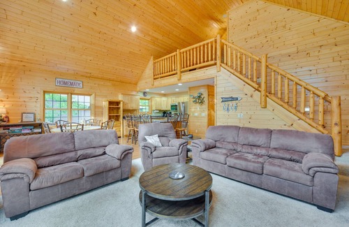 Birchwood Cabin | Lakefront Wisconsin Cabin with Boat Dock!