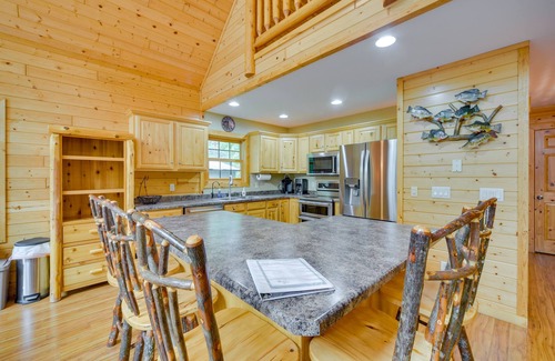 Birchwood Cabin | Lakefront Wisconsin Cabin with Boat Dock!