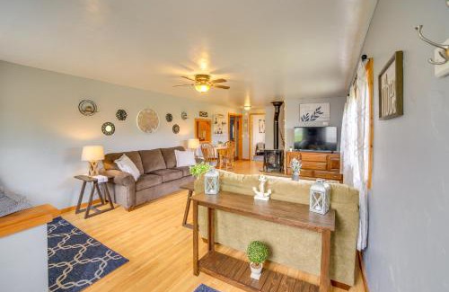 Townsend House | Lakefront Wisconsin Home with Boat Dock and Fire Pit!