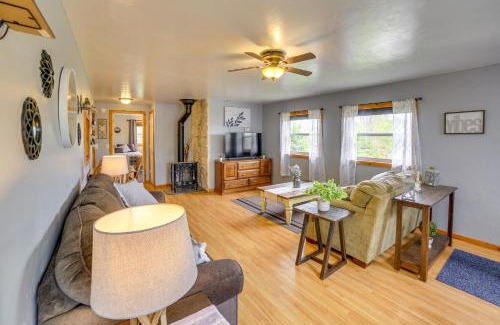 Townsend House | Lakefront Wisconsin Home with Boat Dock and Fire Pit!