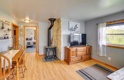 Townsend House | Lakefront Wisconsin Home with Boat Dock and Fire Pit!