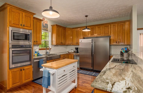 Dandridge Cabin | Lakefront with private dock and fire pit