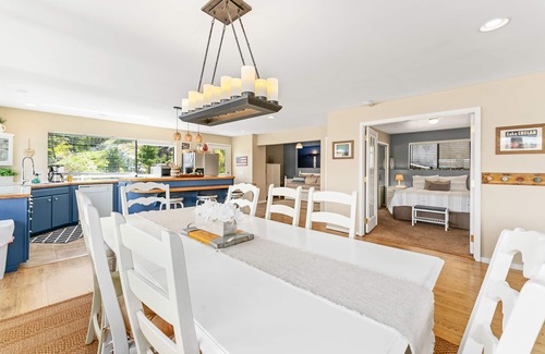 Chelan House | Lakefront with Three Levels, Hot Tub, Dock, and Great Views - Dogs Welcome