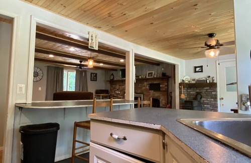 Center Ossipee House | Lakehouse with Game Room, Fire Pit, Beach+Pool access. Sleeps 7. Pet-Friendly!