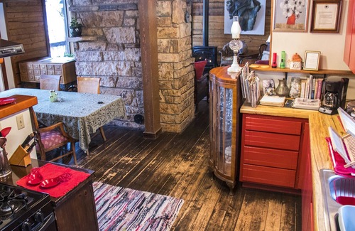 Mancos Cabin | Lakehouse with Private Deck and Hot Tub