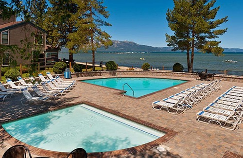 South Lake Tahoe Condo | Lakeland Village #212 Serene Studio for 2, AC, Pools, Hot Tubs