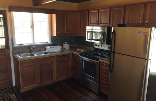 Greentown Cottage | Lakeside barn wood cottage just remodeled with all the modern Conveniences!