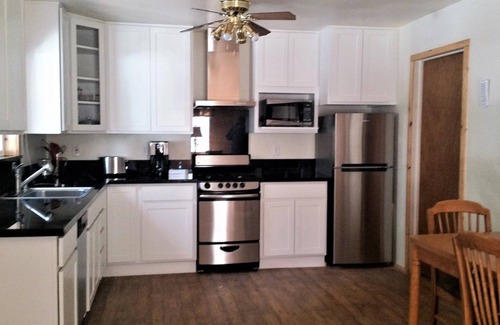 Peninsula Village Cabin | Lakeside cabin, remodeled, cozy, pet friendly with boat launch & free boat slip.
