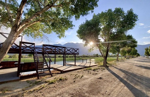 Olancha RV Rental | Lakeside Camping RV Site #11 near Alabama Hills
