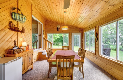 Alexandria Cabin | Lakeside Hideaway w/Swim Dock in Alexandria!