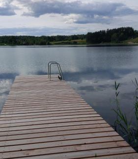 Cervonka House | Lakeside holiday house "Beavers" Bebruciems