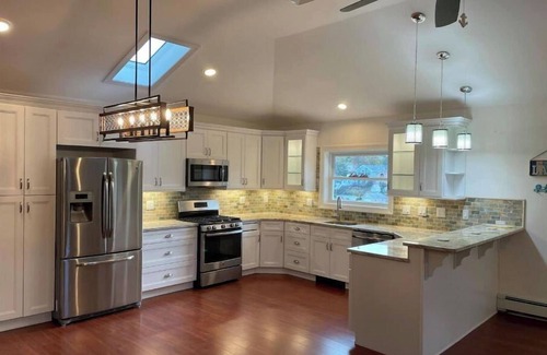 Hopatcong House | Lakeside Home w/Lake Access, Dock & Water Views!