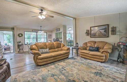 Milledgeville House | Lakeside Living Sparta Retreat with Game Room!