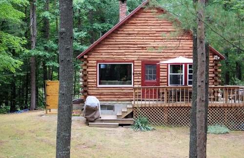 Lake Arrowhead Cabin | Lakeside Log Cabin W/Sandy Beach and Docks! Sleeps 6-8