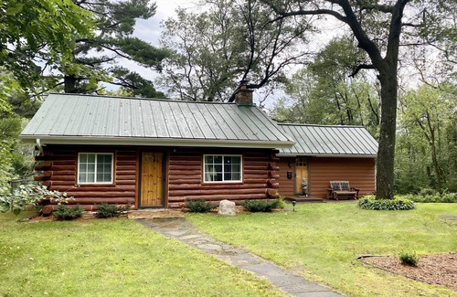 Augusta Cabin | Lakeside Log Cabin - Enjoy a beautiful sugar sand beach, Eau Claire Area