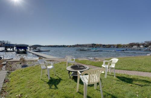 Sister Lakes House | Lakeside Michigan Retreat with Boat Dock and Fireplace