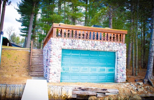 Neillsville Cabin | Lakeside Retreat with Private Docks, Hot Tub, Scenic Views and Near Trails