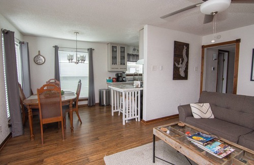 Garland Condo | Lakeview Gem! Lakeside Condo with Deck, Fishing, and Nearby Dining - Perfect for Couples!