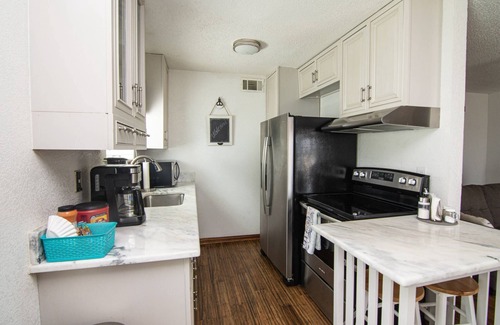 Garland Condo | Lakeview Gem! Lakeside Condo with Deck, Fishing, and Nearby Dining - Perfect for Couples!