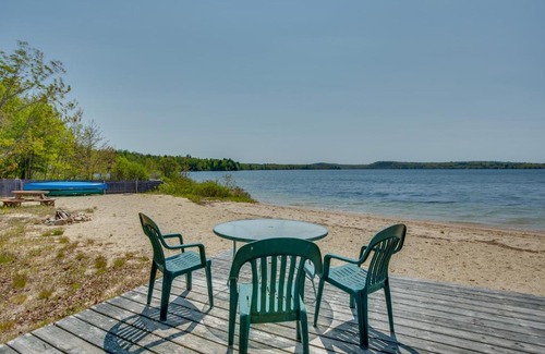 Searsport House | Lakeview Maine Retreat with Fire Pit, Grill and Canoe