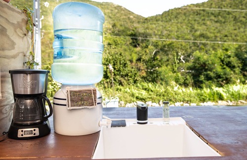 Estate Mandal RV Rental | Lameshur Bay Glamping Site with AC