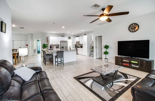 Centennial House | Lanai, Private Pool: Lehigh Acres Home